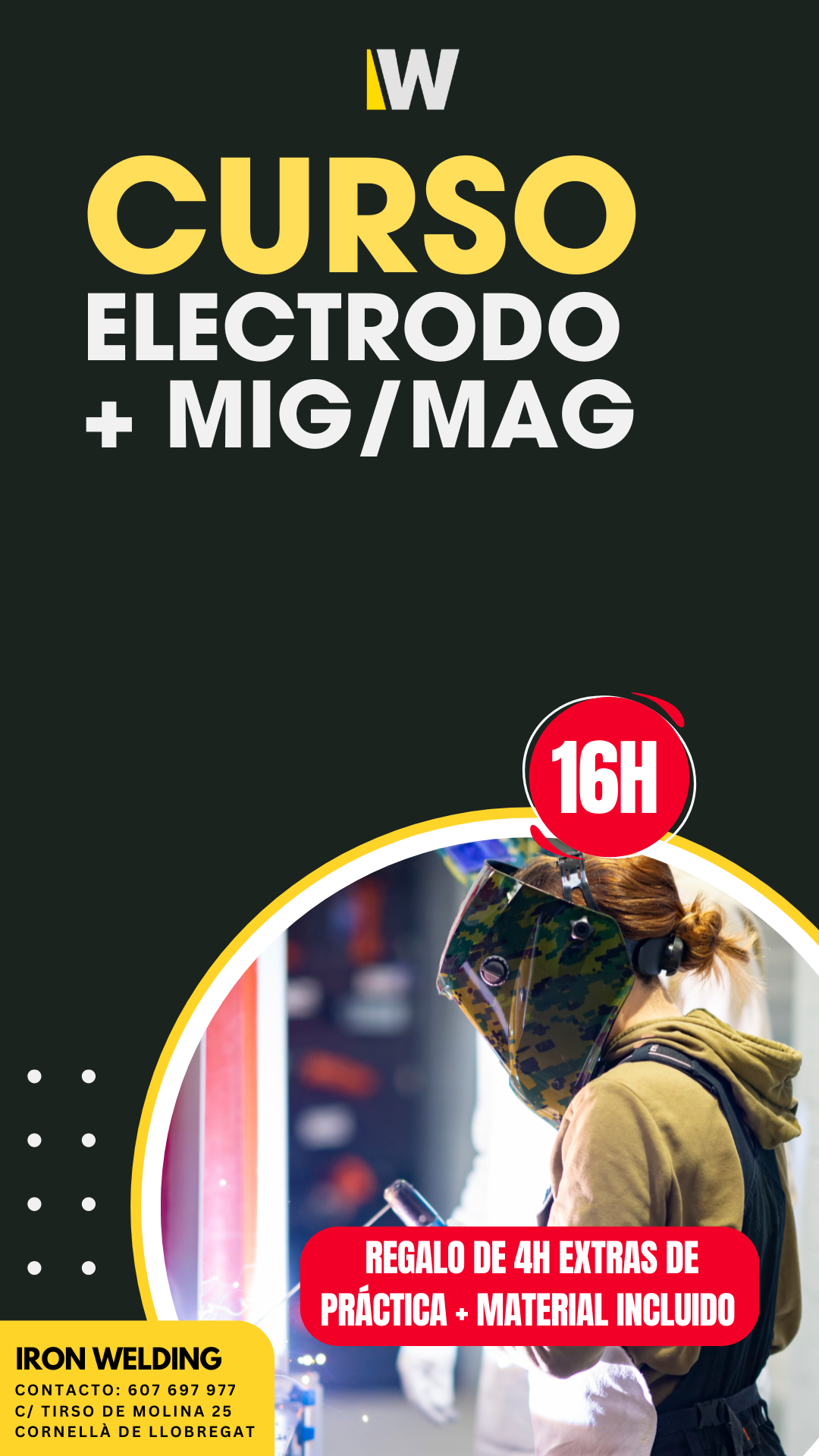 Electrodo y migmag 16