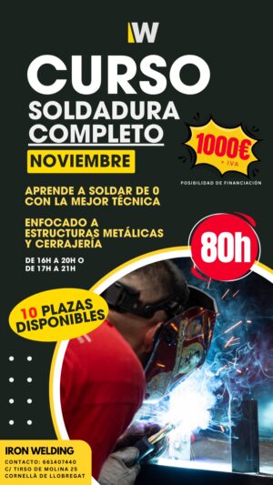 Curso Soldadura Completo 80 horas